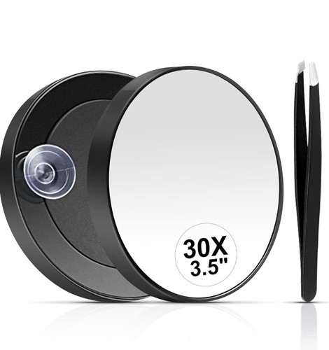 30x magnifying mirror - 30x, 3.5"