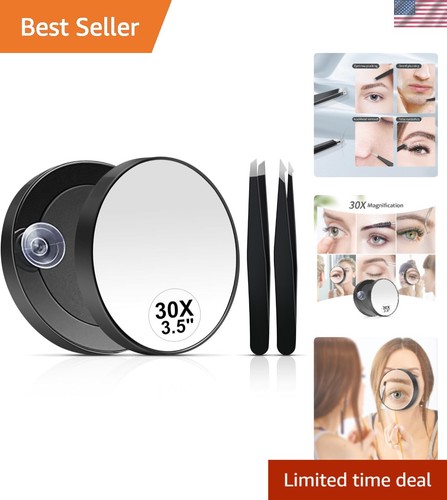 Inch suction cup mirror - 3.5-inch,