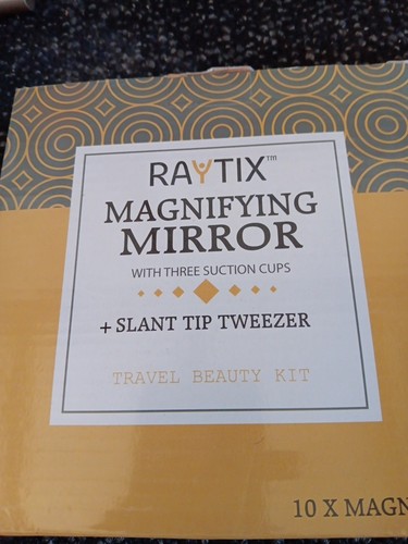10x magnifying mirror with - 10x,