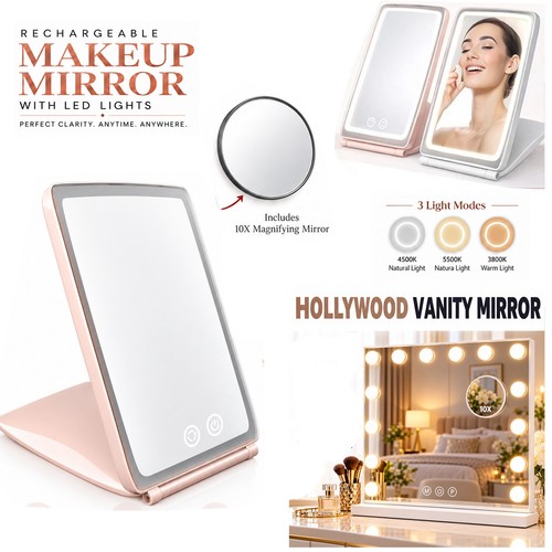 Makeup mirror rechargeable - mirror,