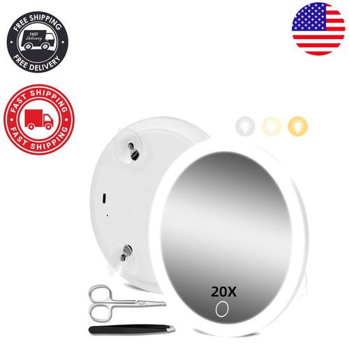 Portable 20x magnifying mirror - magnifying,