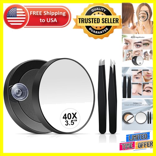 Portable 40x magnifying makeup - 40x,