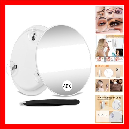 Magnifying mirror 40x with - magnifying,
