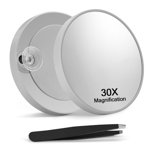 30x magnifying mirror - magnifying, mirror,