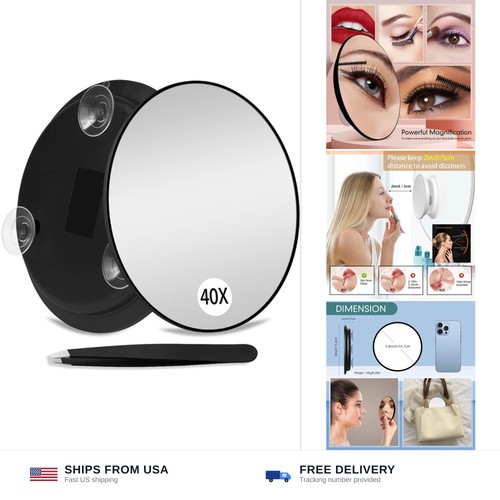 40x magnifying mirror inch - 40x,