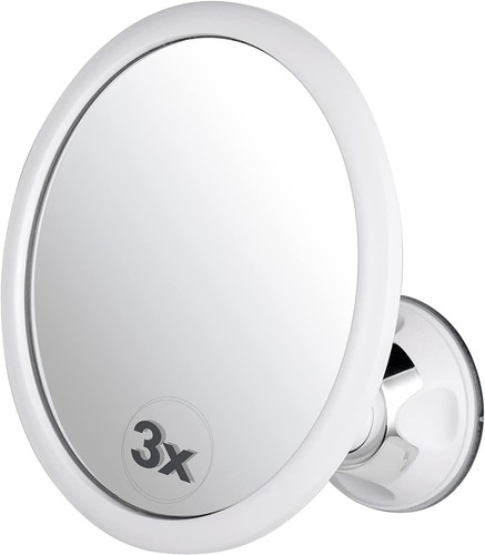 Magnifying shower mirror - 3x,