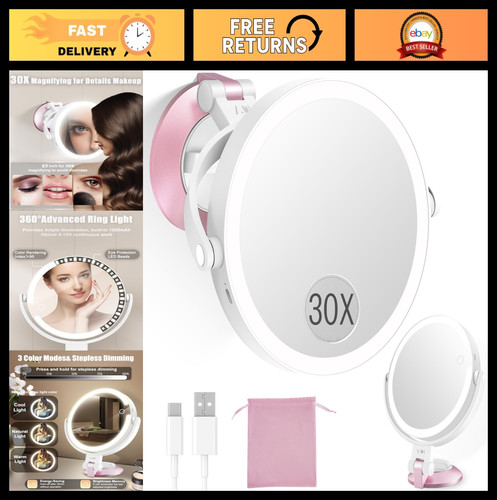 30x wall mounted makeup - 30x/1x,