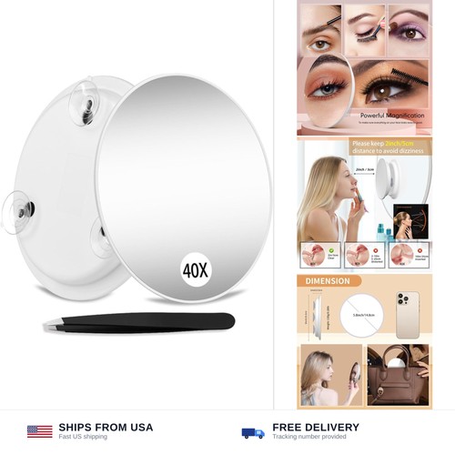 40x magnifying mirror inch - 6,