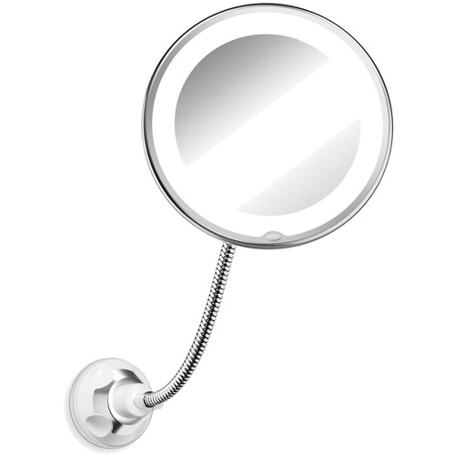 Led lighted suction cup - cup, mirror