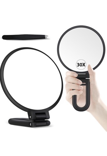 Hand held magnifying - , mirror