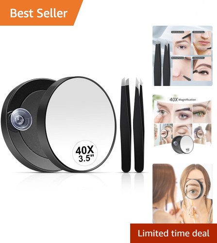 40x magnifying mirror - magnifying, mirror,