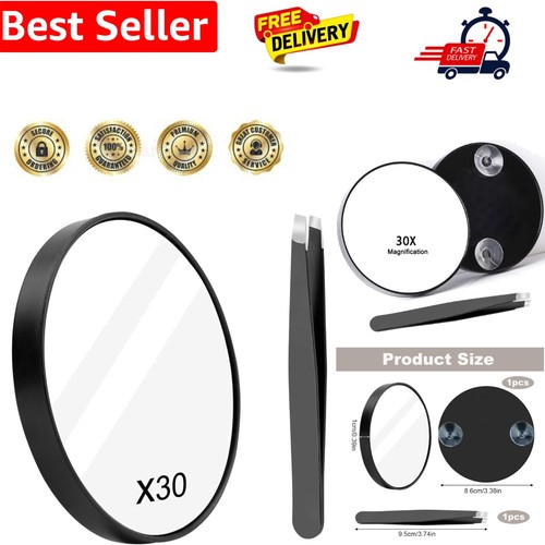 Small magnifying mirror 30x - mirror,
